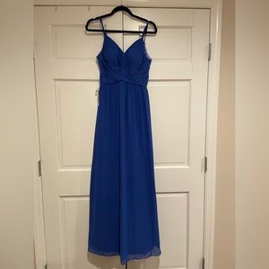 Azazie Blake Royal Blue Gown Size A2